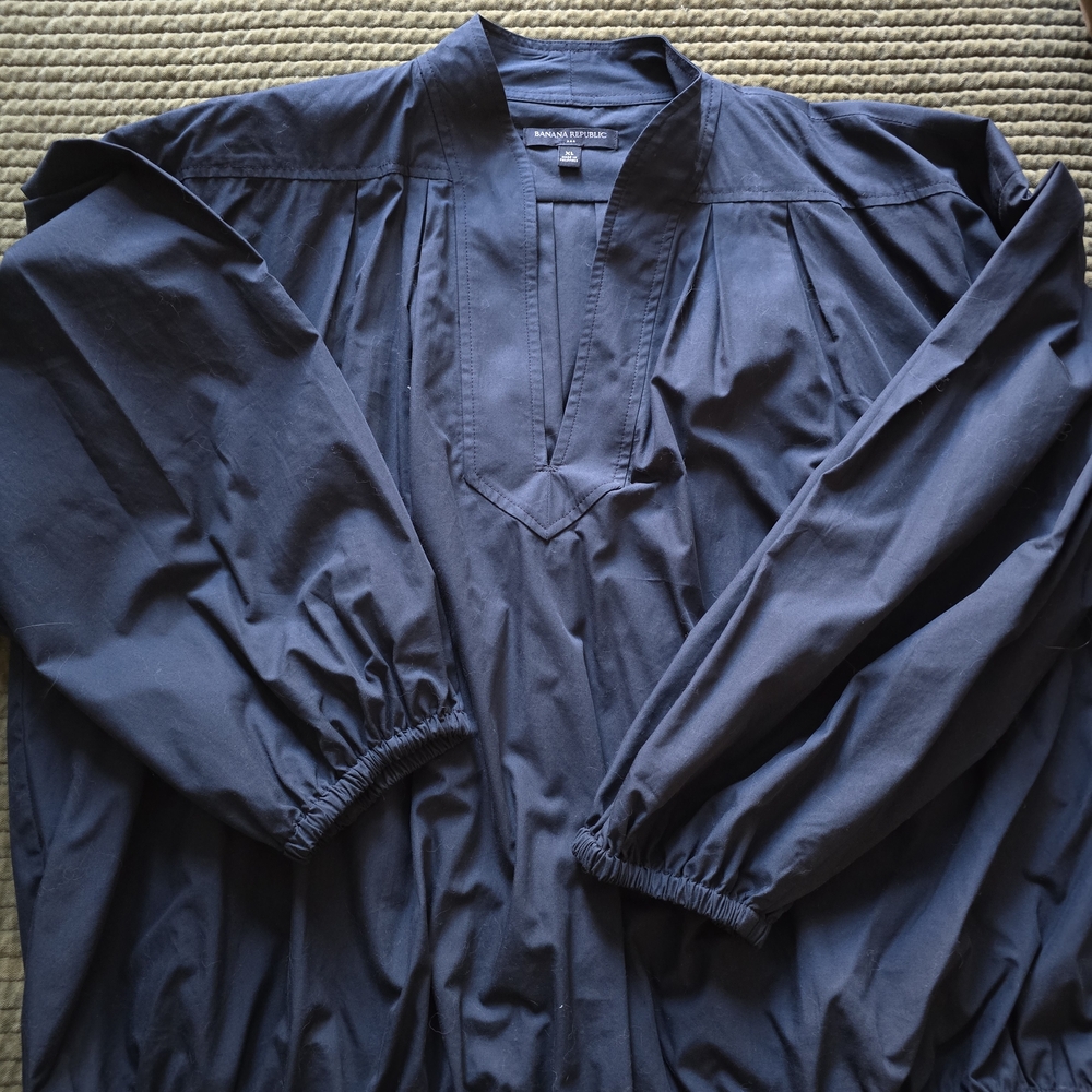 Banana Republic Black V-Neck Blouse